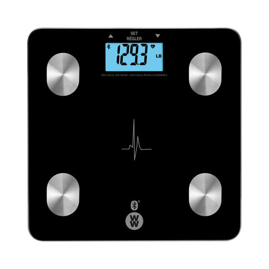 Conair Weight Watchers Digital Glass Scale with Body Analysis and Heart Rate