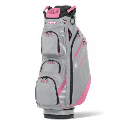 Silver/Pink/White Dots